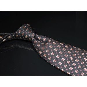 Polo Ralph Lauren Black Purple Neat 100% Silk Men's Designer Tie USA